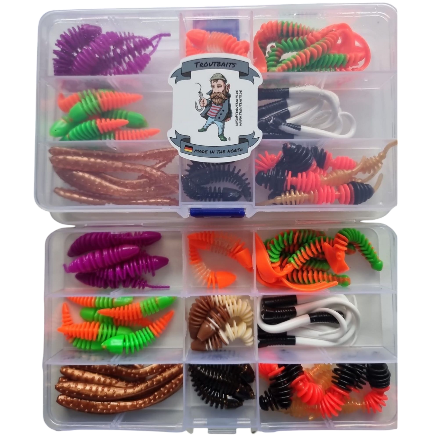 Gummi Starterbox Mix "Troutbaits" meine Fangfarben!!!