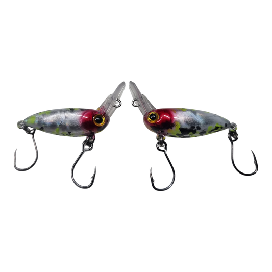 Matzelino 10 - "Hologramm" Sinking Mini Crank / Minnow  Wobbler 30 mm - 3,5g